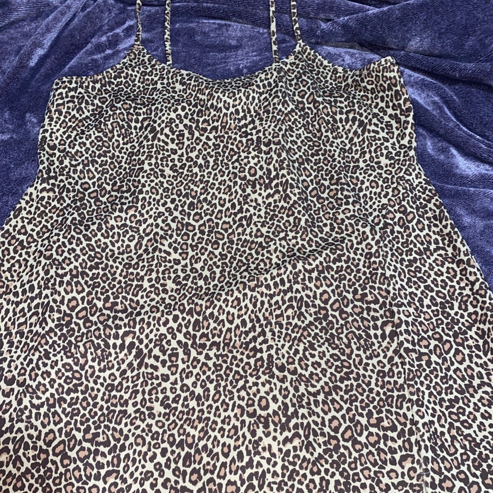 Leopard print dress